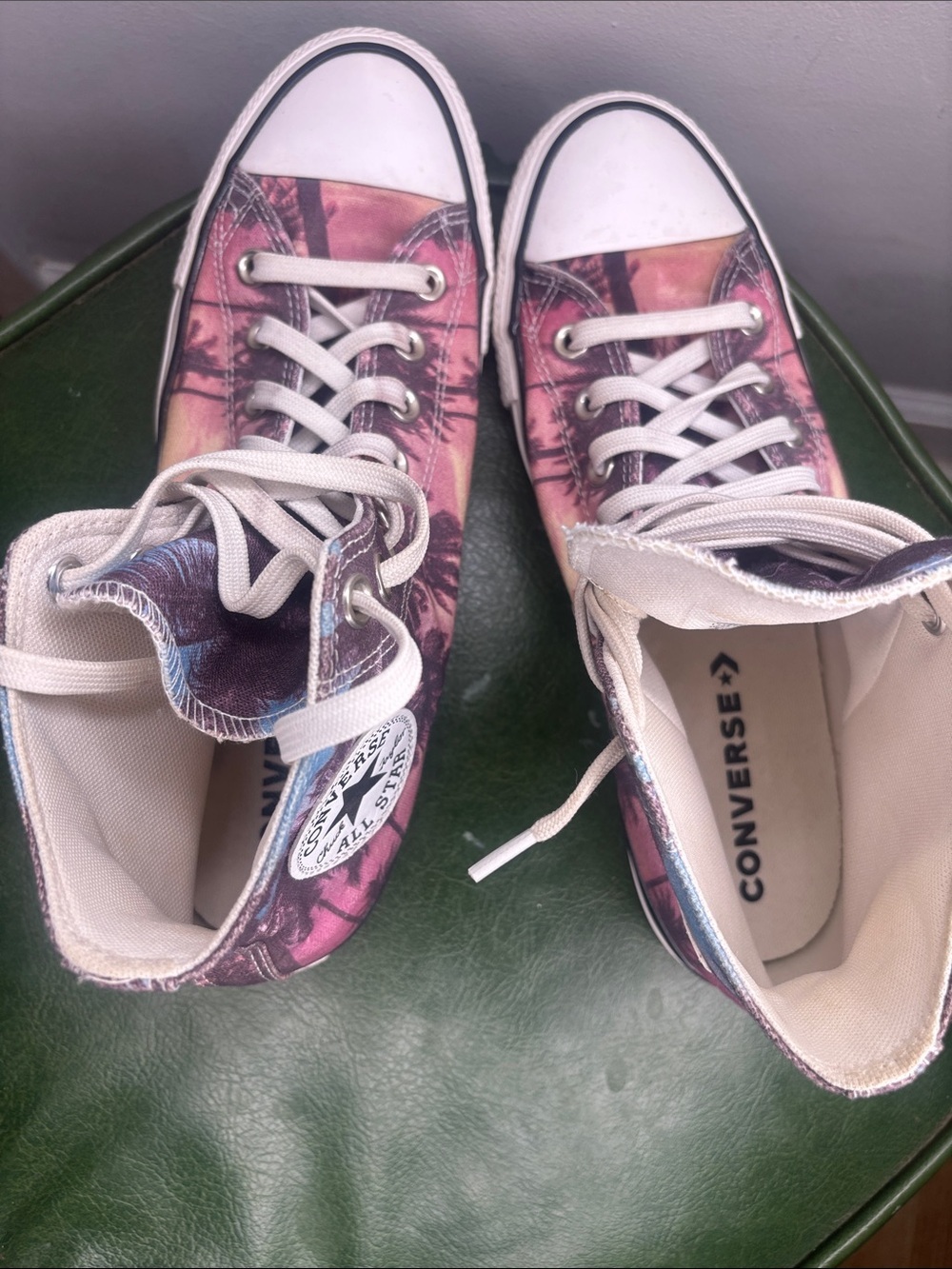 Converse Chuck Taylor All Star High Sunset Palms Size Mens 8 Womens 10 - Picture 4 of 6